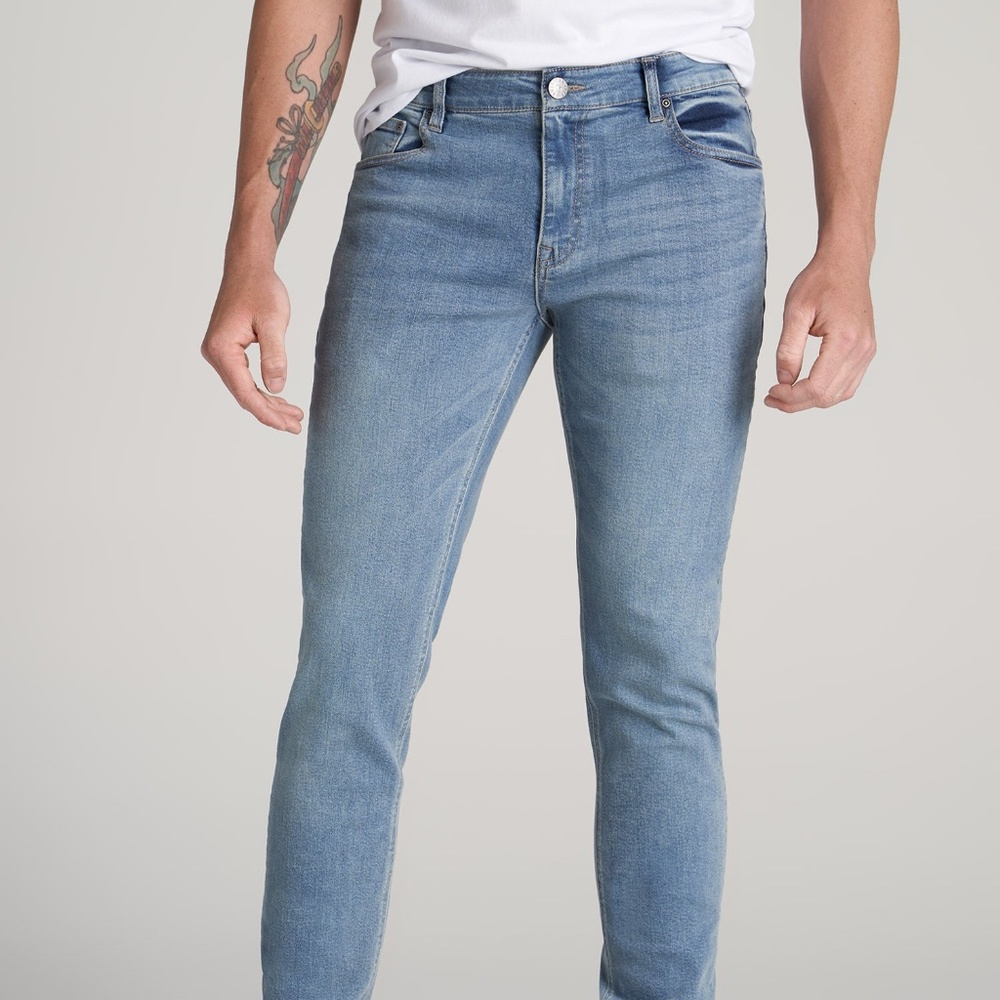 American Tall Travis SKINNY Jeans for Tall Men in Fade Size 36 / 38 / New